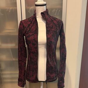 lululemon athletica Black and Pink Patterned Jacket